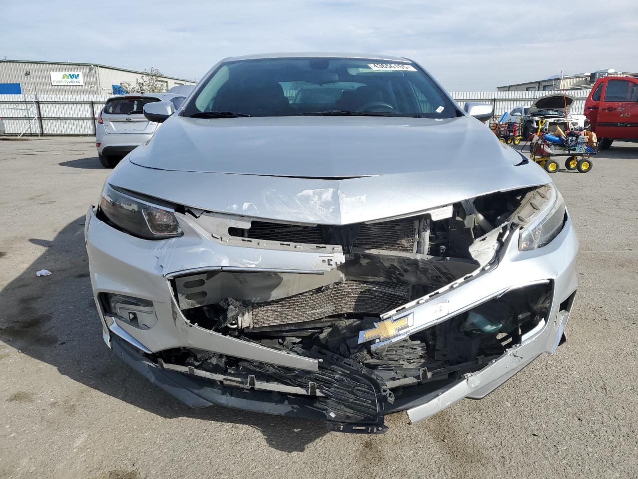 2016 Chevrolet Malibu VIN 1G1ZE5ST4GF284407 Copart auction photo, front end / side damage thumbnail 5
