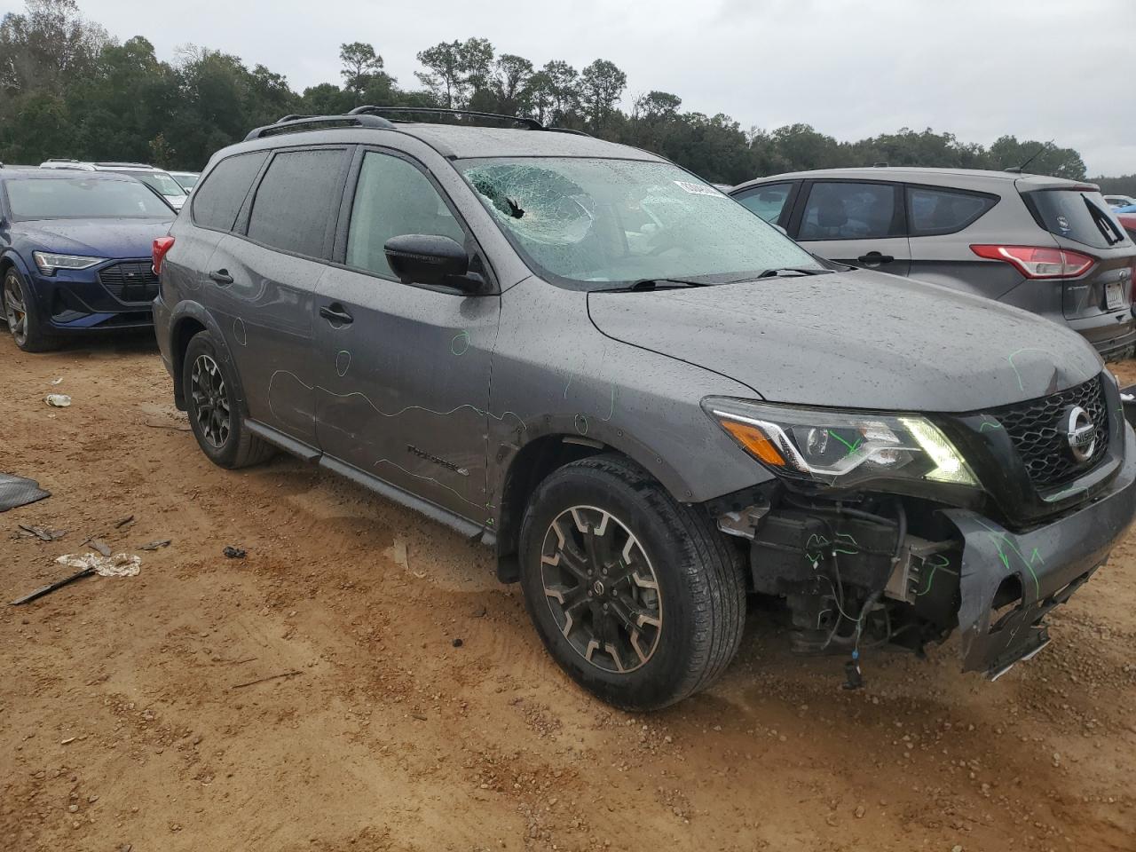2019 Nissan Pathfinder VIN 5N1DR2MN3KC651810 Copart auction photo, front end / minor dent/scratches damage thumbnail 4