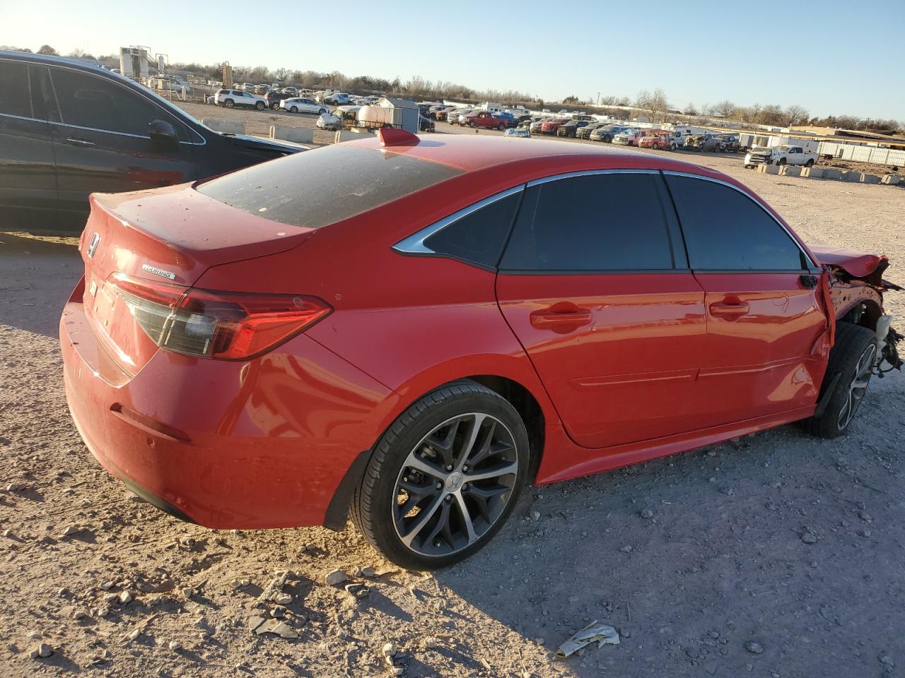 2024 Honda Civic VIN 2HGFE1F96RH321560 Copart auction photo, all over damage thumbnail 3
