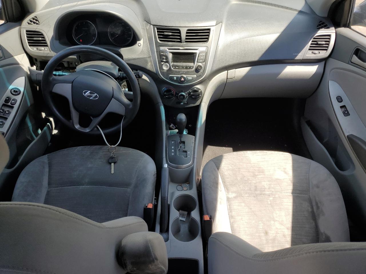 2017 Hyundai Accent VIN KMHCT4AEXHU315023 Copart auction photo, front end damage thumbnail 8