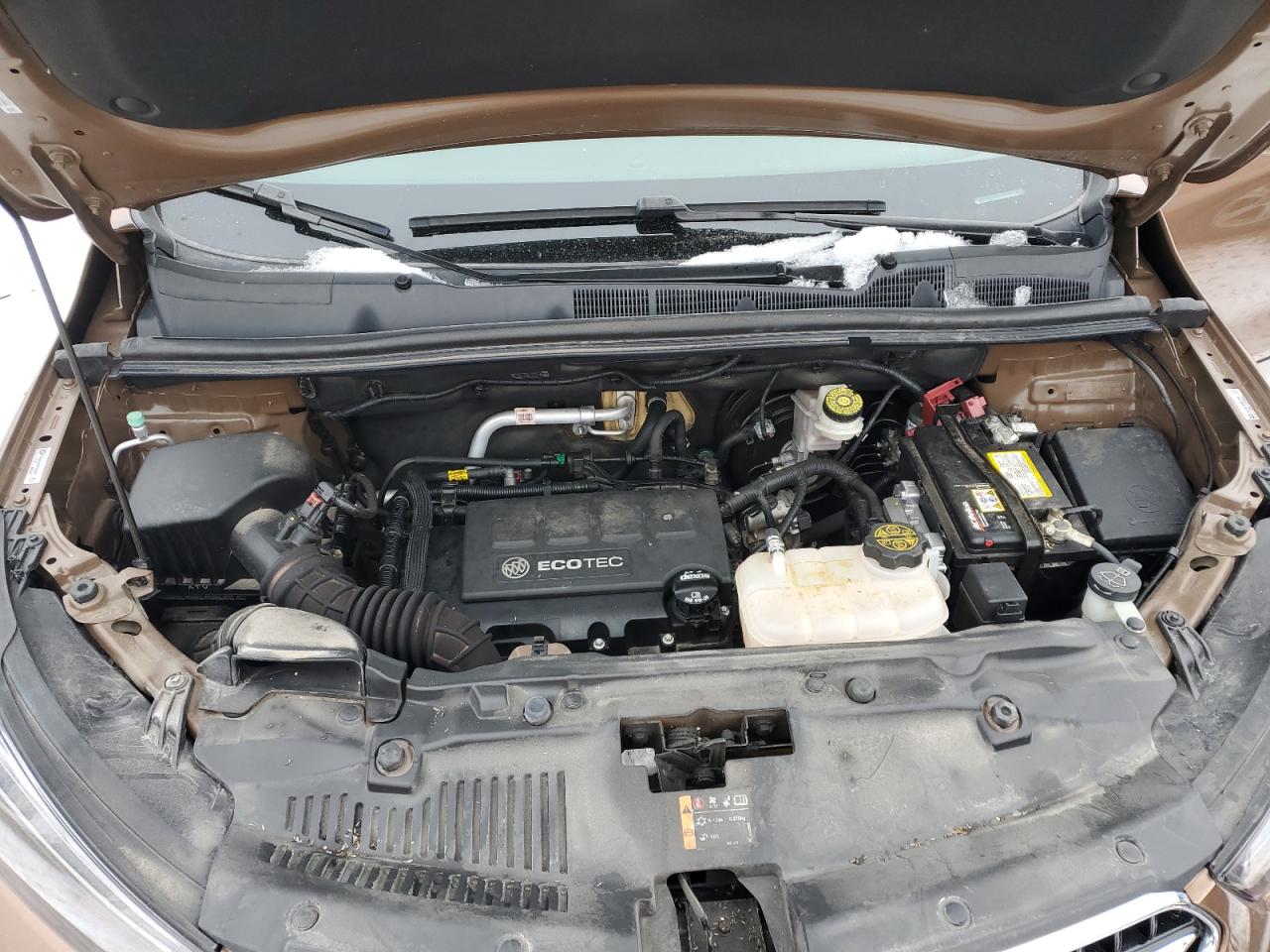 2017 Buick Encore VIN KL4CJBSB9HB240680 Copart auction photo, rear end damage thumbnail 12
