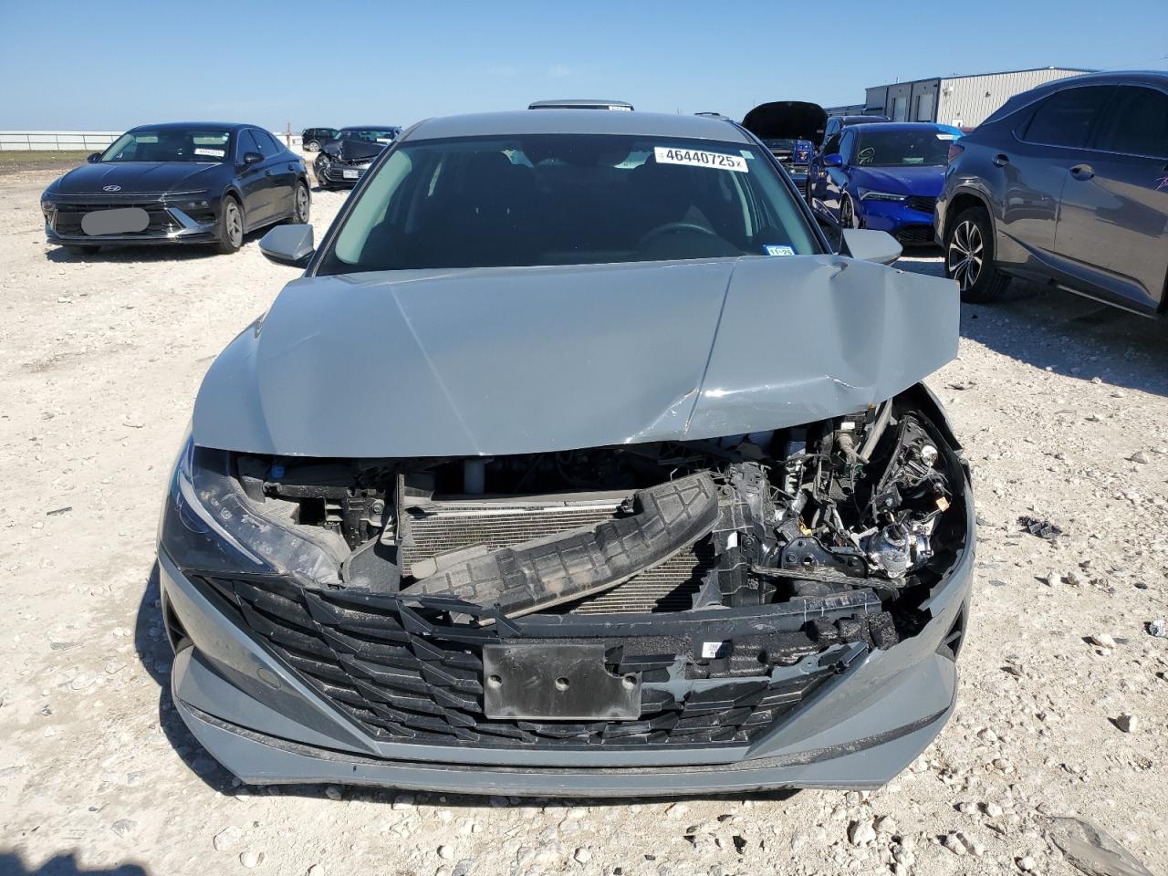 2022 Hyundai Elantra VIN KMHLL4AG6NU263631 Copart auction photo, front end damage thumbnail 5