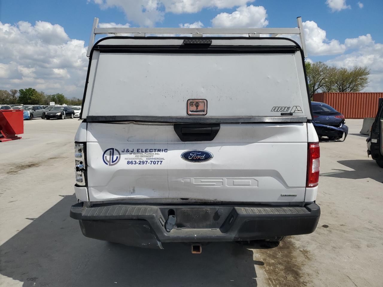 2020 Ford F-150 VIN 1FTFX1E4XLKE08702 Copart auction photo, rear end / minor dent/scratches damage thumbnail 6