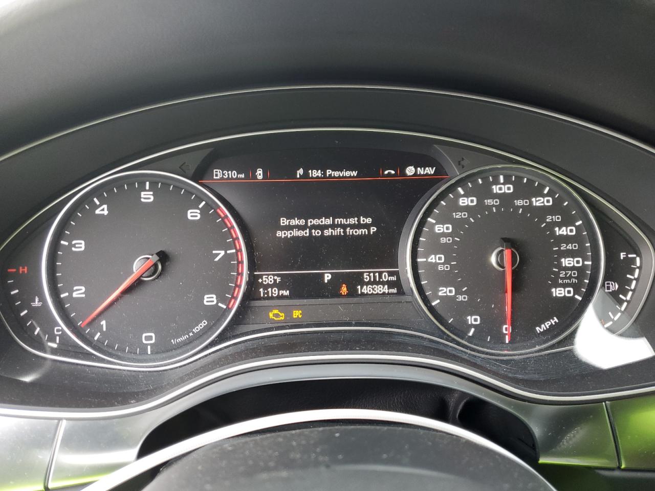2014 Audi A6 VIN WAUGFAFC9EN100738 Copart auction photo, front end damage thumbnail 9
