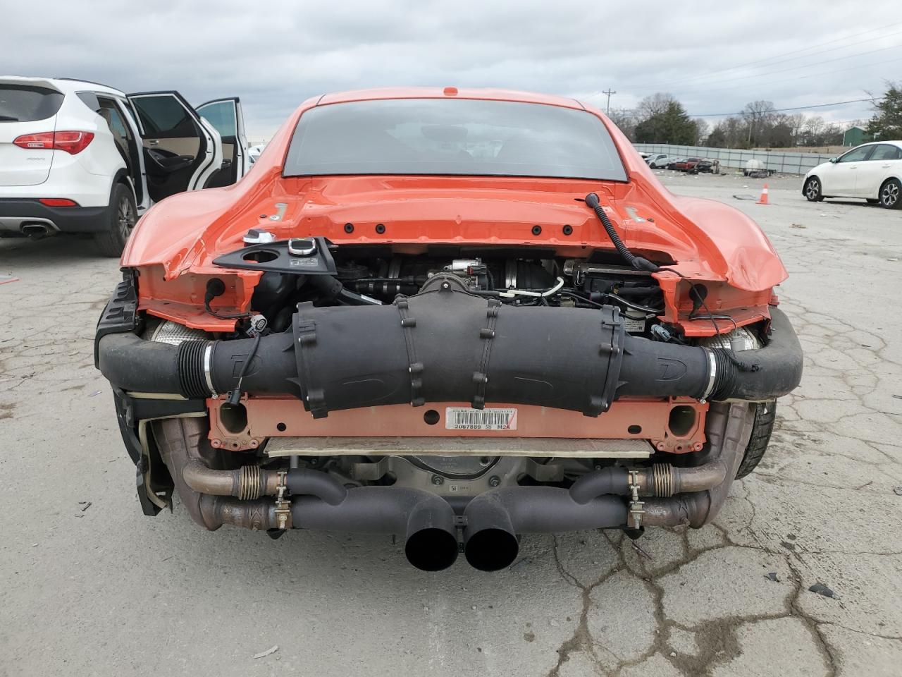 2016 Porsche 911 VIN WP0AF2A92GS193245 Copart auction photo, rear end damage thumbnail 6