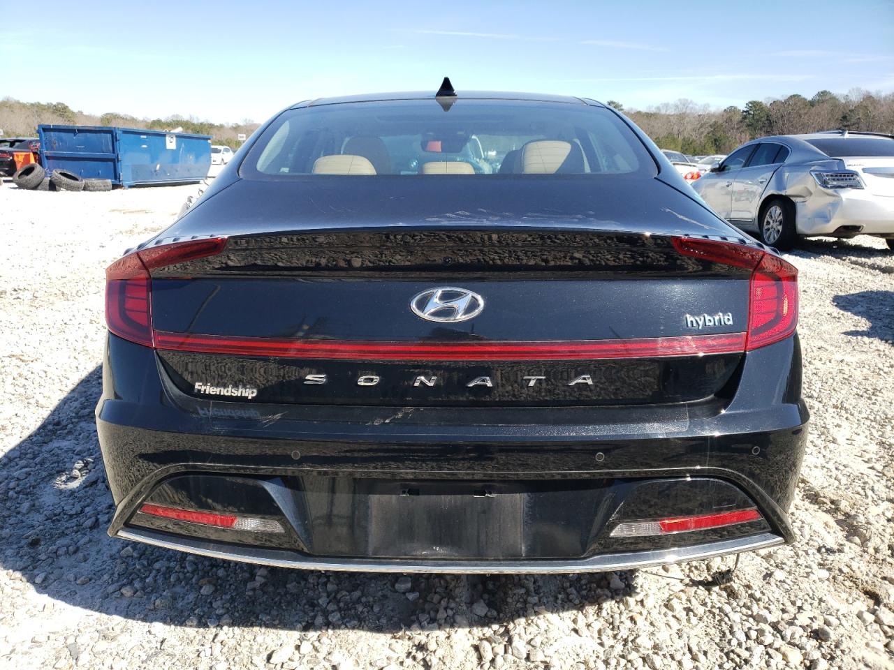 2023 Hyundai Sonata VIN KMHL54JJ4PA071036 Copart auction photo, rear end / side damage thumbnail 6