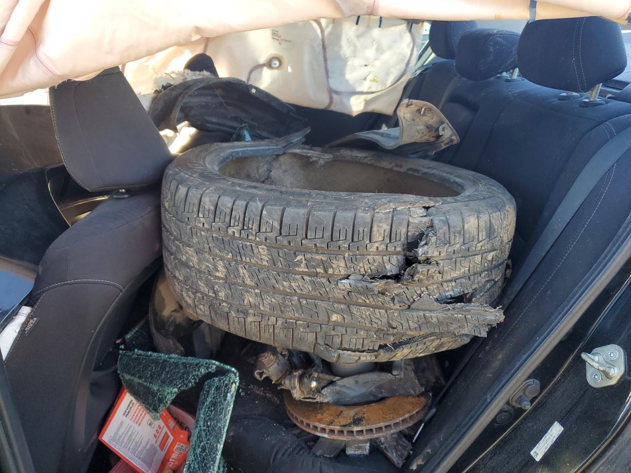 2014 Honda Accord VIN 1HGCR2F52EA307691 Copart auction photo, all over damage thumbnail 10