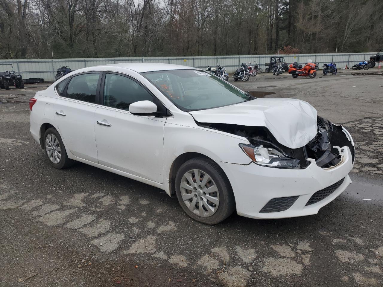 2017 Nissan Sentra VIN 3N1AB7AP4HY308263 Copart auction photo, all over damage thumbnail 4