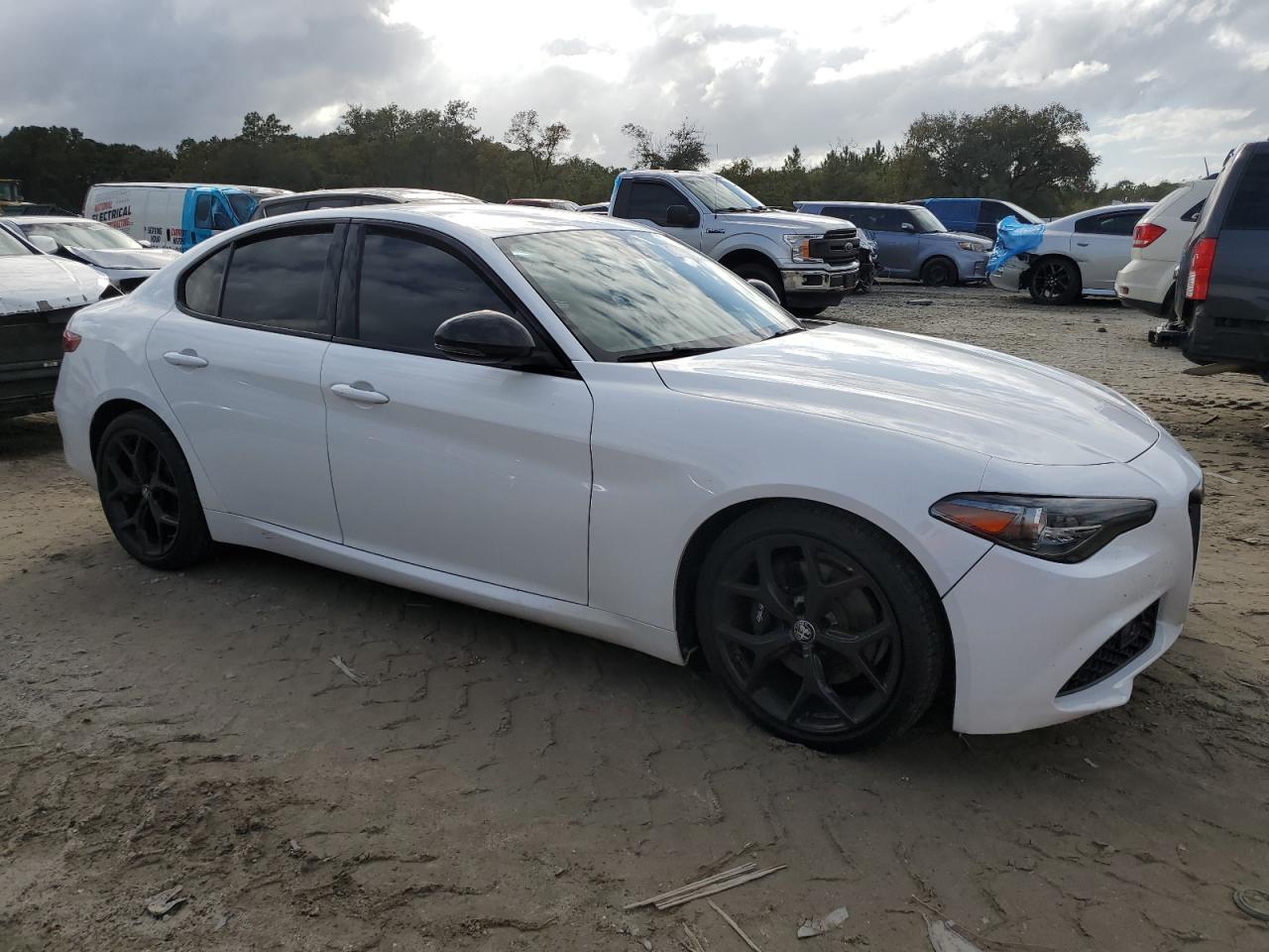 2019 Alfa Romeo Giulia VIN ZARFAMAN4K7620486 Copart auction photo, water/flood damage thumbnail 4