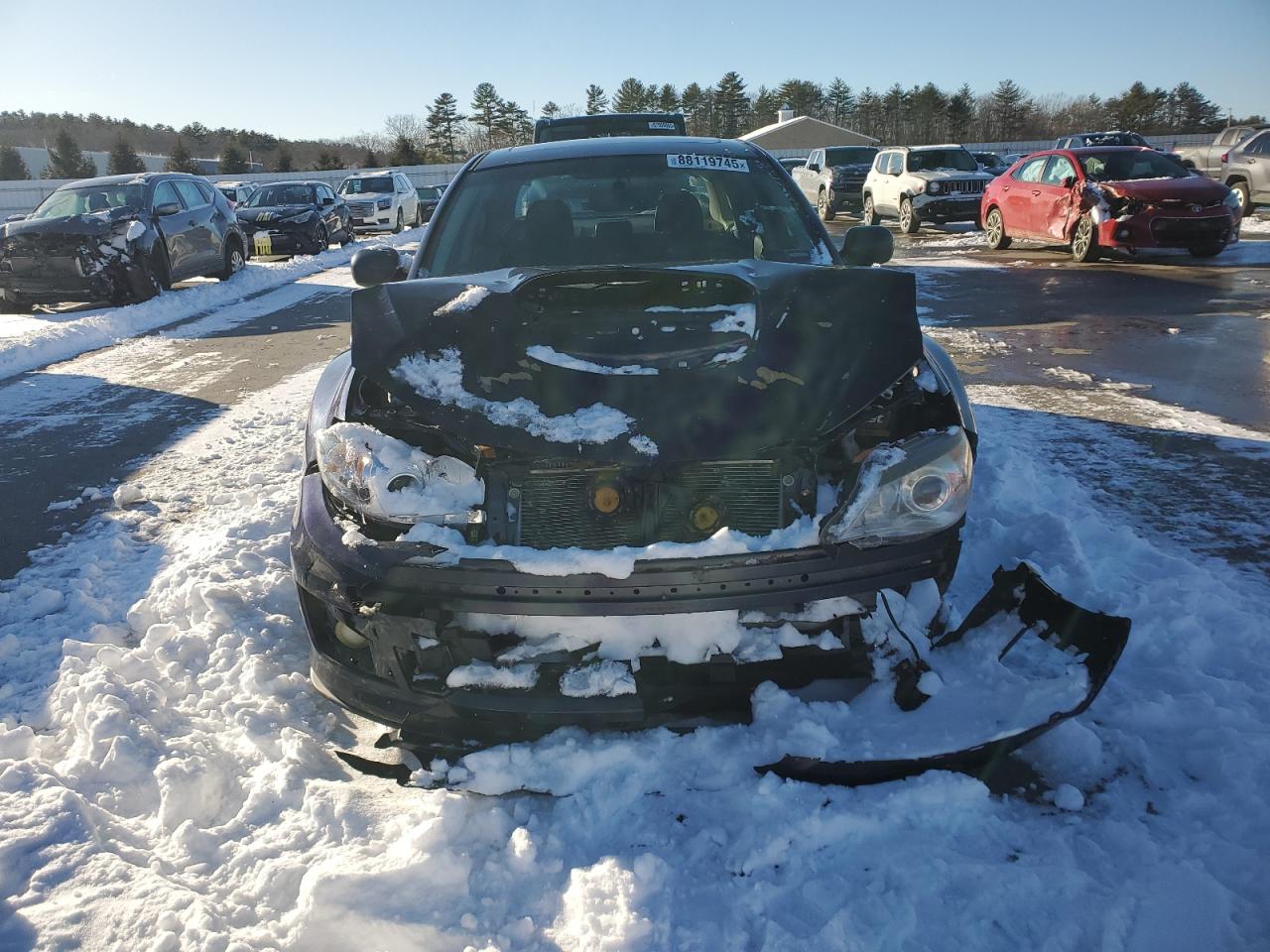 2013 Subaru WRX VIN JF1GV7F60DG013760 Copart auction photo, front end damage thumbnail 5