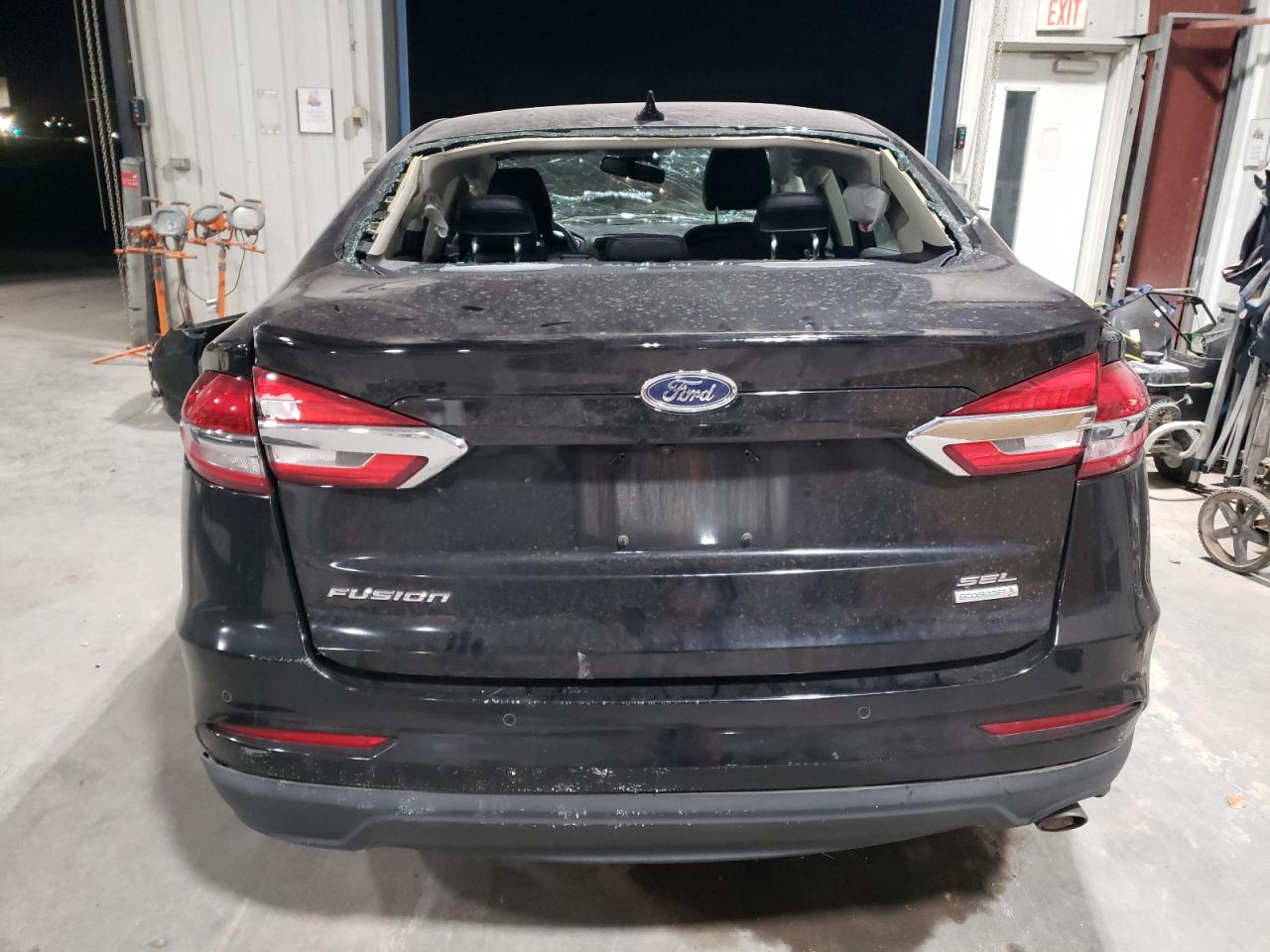 2019 Ford Fusion VIN 3FA6P0CD7KR161796 Copart auction photo, all over damage thumbnail 6