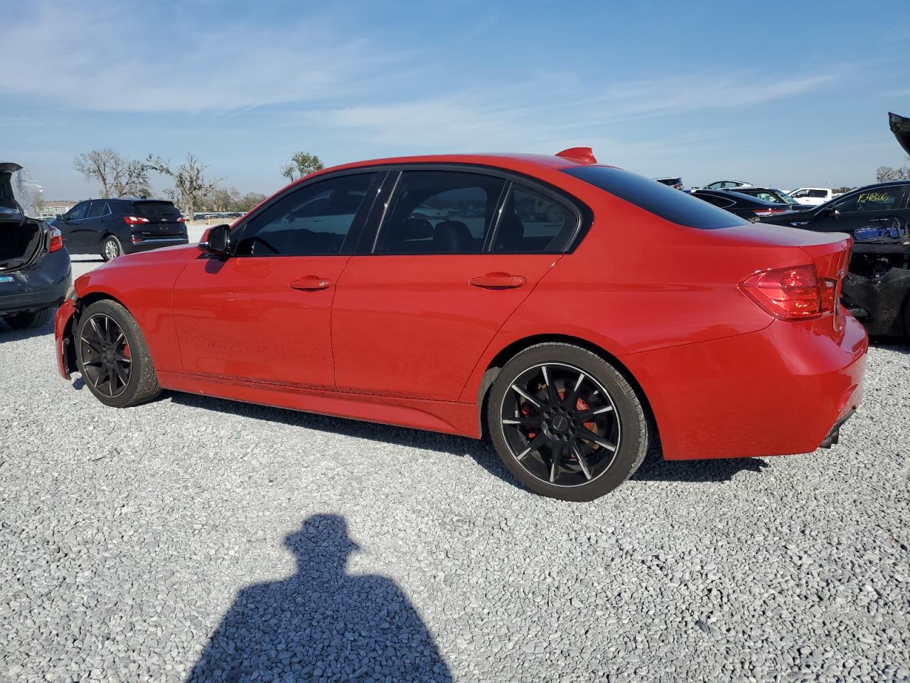 2015 BMW 3er VIN WBA3B3G56FNR86718 Copart auction photo, front end damage thumbnail 2