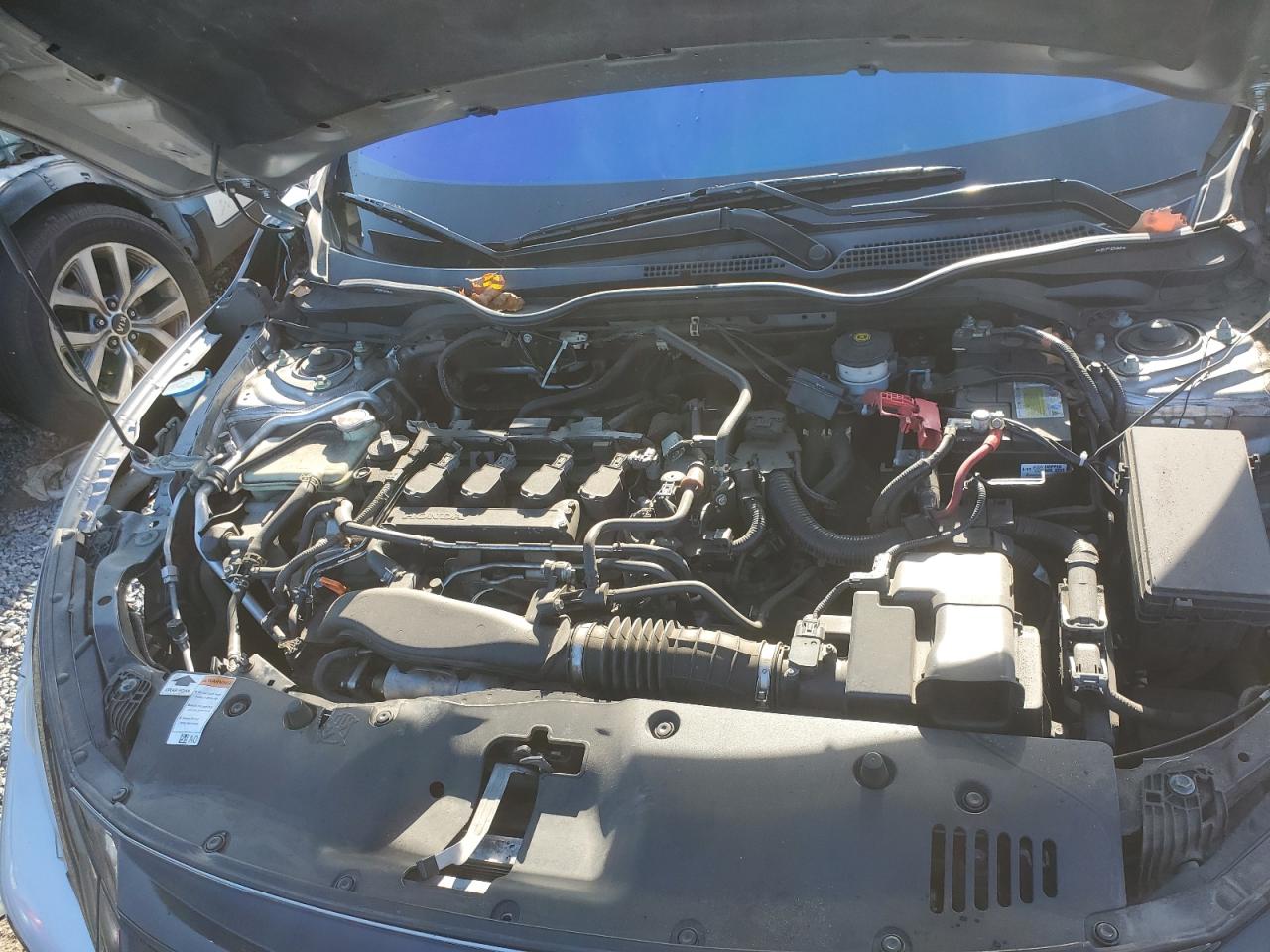 2017 Honda Civic VIN SHHFK7H47HU221739 Copart auction photo, side / rear end damage thumbnail 11