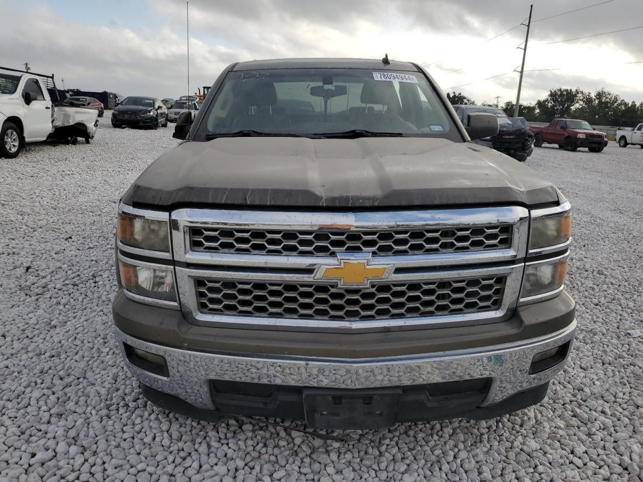 2014 Chevrolet Silverado VIN 3GCPCREC4EG384817 Copart auction photo, side damage thumbnail 5