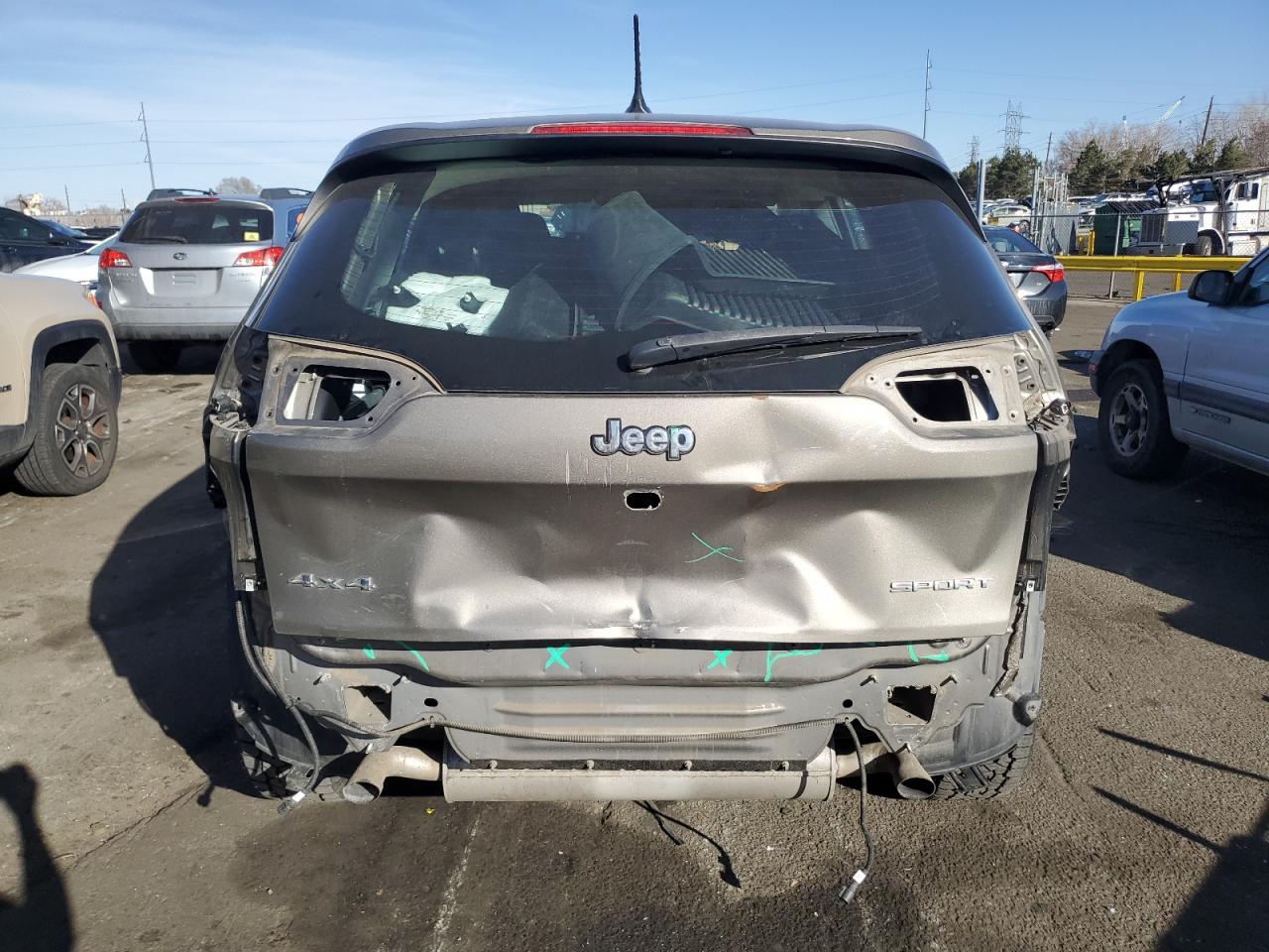 2016 Jeep Grand Cherokee VIN 1C4PJMAS7GW267761 Copart auction photo, rear end damage thumbnail 6
