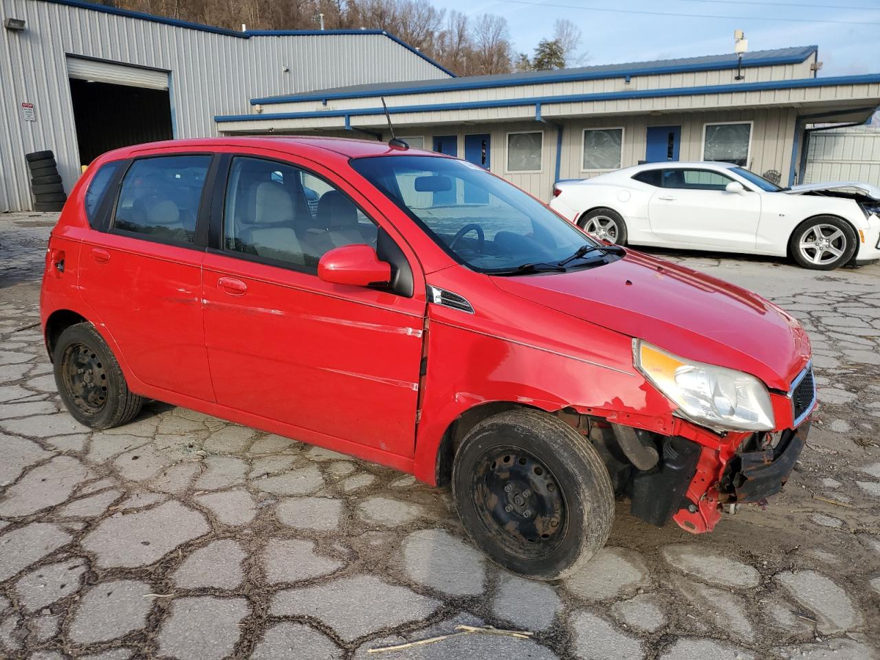 2010 Chevrolet Aveo VIN KL1TD6DE6AB098555 Copart auction photo, all over damage thumbnail 4