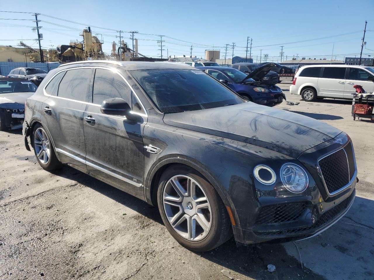 2019 Bentley Bentayga VIN SJAAM2ZV0KC024580 Copart auction photo, rear end damage thumbnail 4