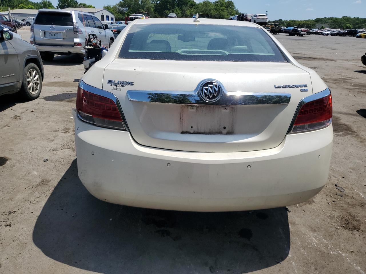 2011 Buick LaCrosse VIN 1G4GC5ED8BF296542 Copart auction photo, all over / undercarriage damage thumbnail 6