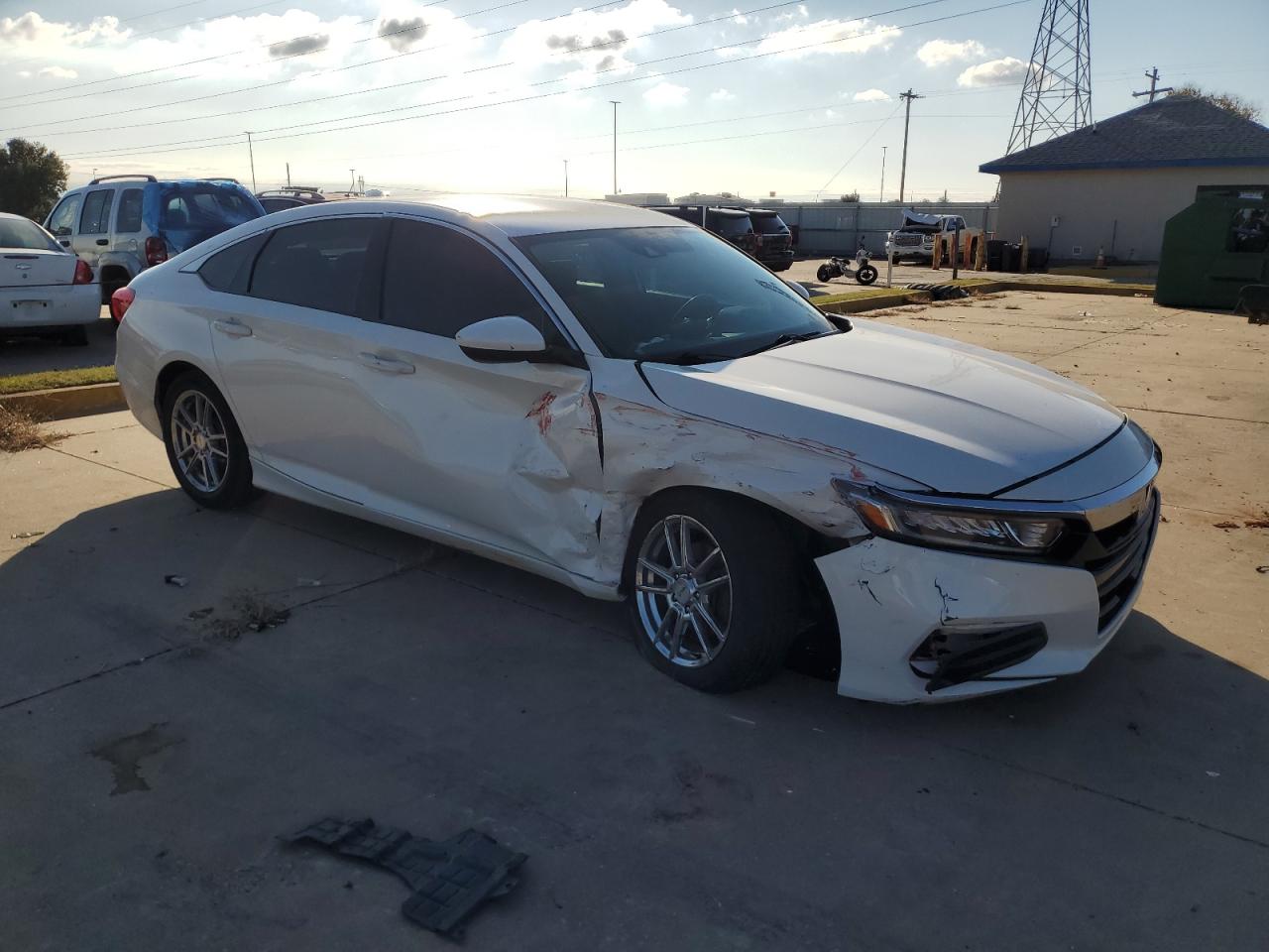 2020 Honda Accord VIN 1HGCV1F1XLA062767 Copart auction photo, front end / mechanical damage thumbnail 4