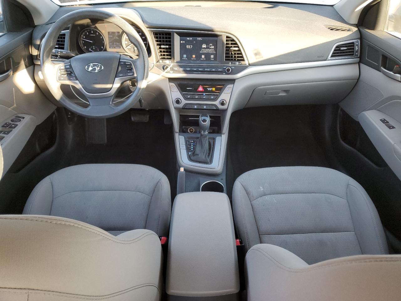 2017 Hyundai Elantra VIN 5NPD84LF4HH123557 Copart auction photo, rear end damage thumbnail 8