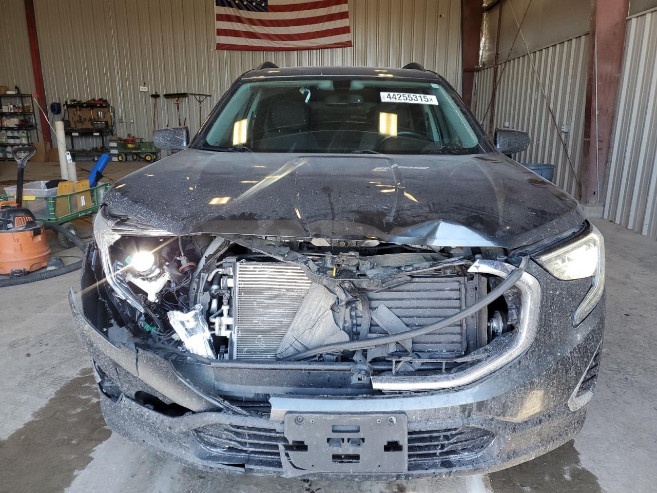 2018 GMC Terrain VIN 3GKALMEV5JL303243 Copart auction photo, front end / mechanical damage thumbnail 5