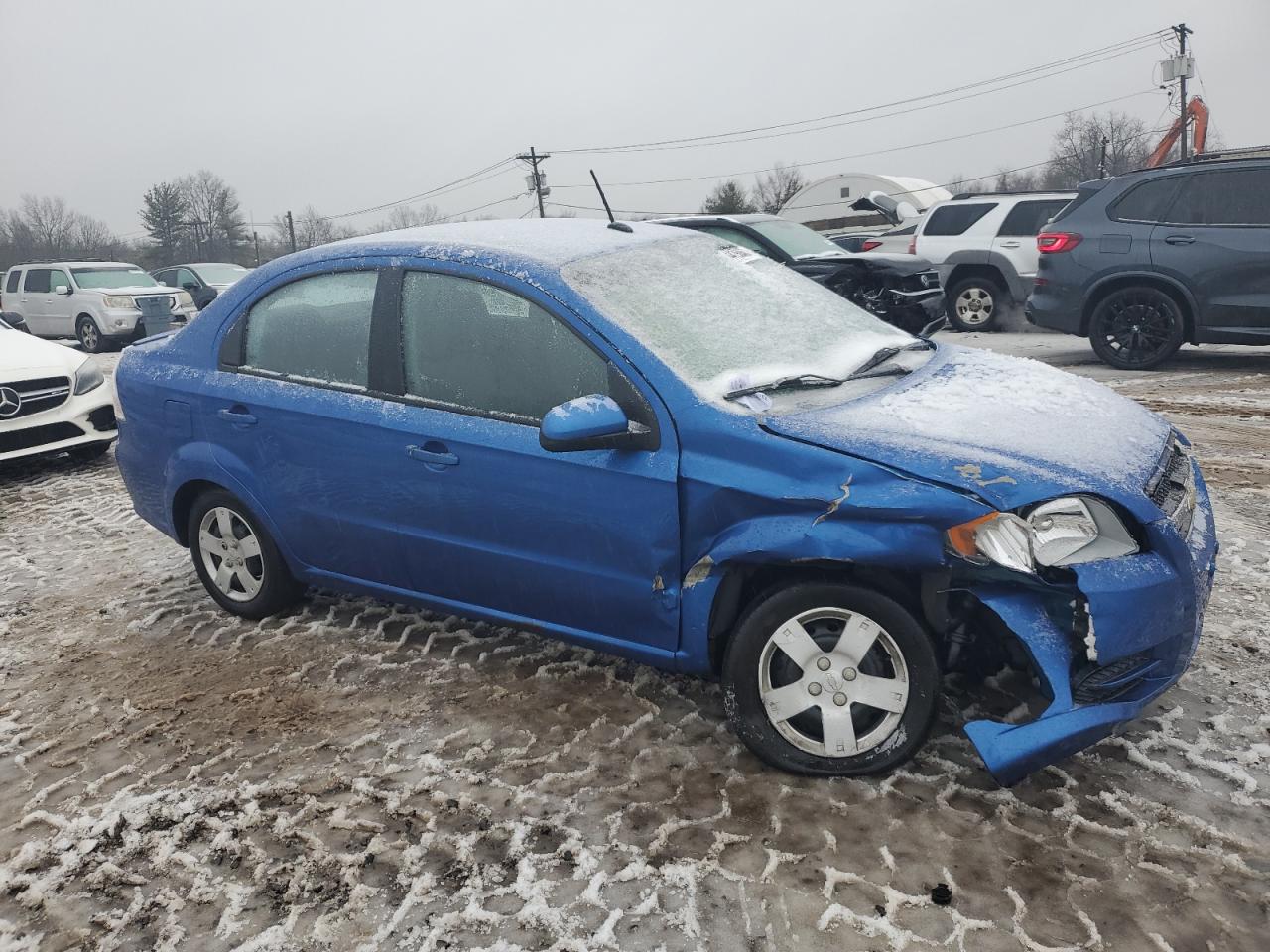 2010 Chevrolet Aveo VIN KL1TD5DE0AB094155 Copart auction photo, front end damage thumbnail 4