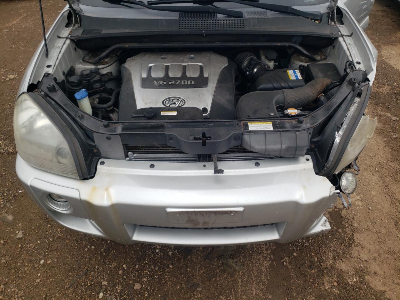 2007 Hyundai Tucson VIN KM8JN12D57U527736 Copart auction photo, front end damage thumbnail 11