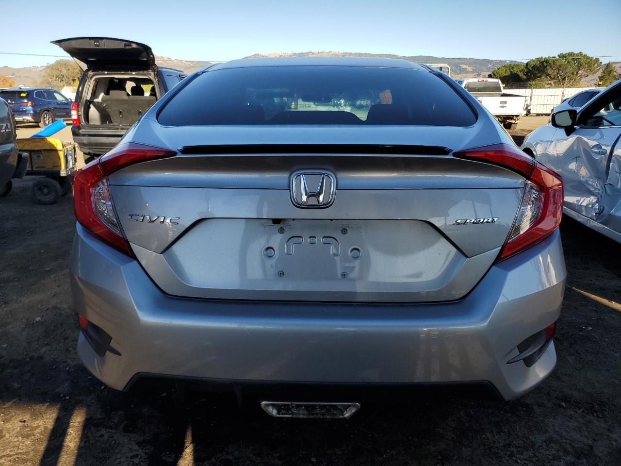 2021 Honda Civic VIN 2HGFC2F81MH506014 Copart auction photo, undercarriage damage thumbnail 6