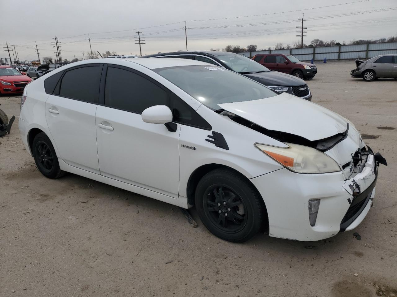2012 Toyota Prius VIN JTDKN3DU4C1541172 Copart auction photo, front end / mechanical damage thumbnail 4