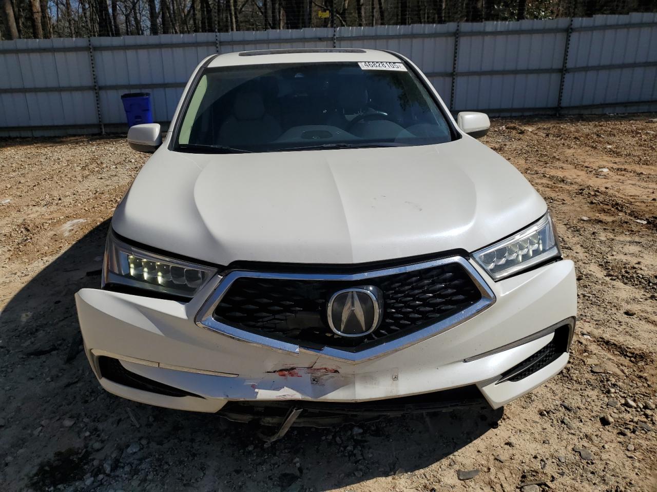 2018 Acura MDX VIN 5J8YD3H39JL007974 Copart auction photo, front end / undercarriage damage thumbnail 5