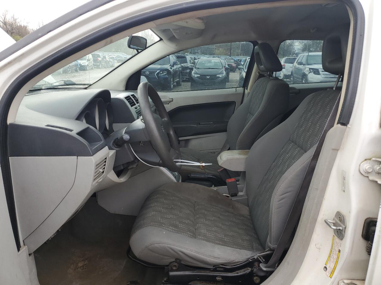 2007 Dodge Caliber VIN 1B3HB28B07D554562 Copart auction photo, side damage thumbnail 7