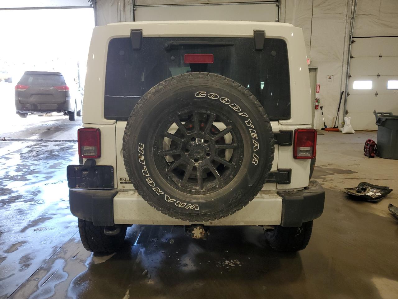 2016 Jeep Wrangler VIN 1C4BJWEG1GL108361 Copart auction photo, side / all over damage thumbnail 6