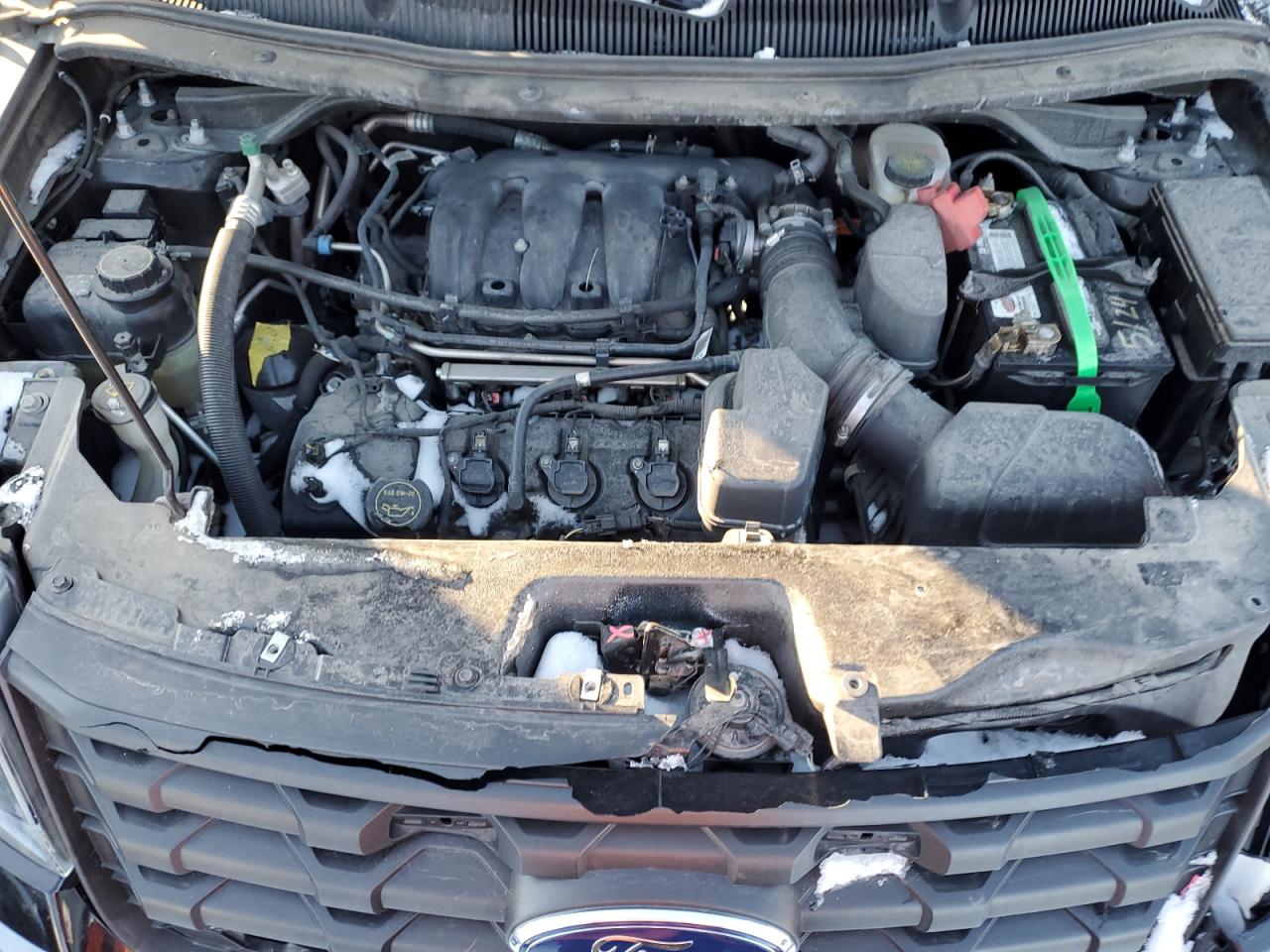 2018 Ford Explorer VIN 1FM5K8AR2JGC17257 Copart auction photo, front end / undercarriage damage thumbnail 11