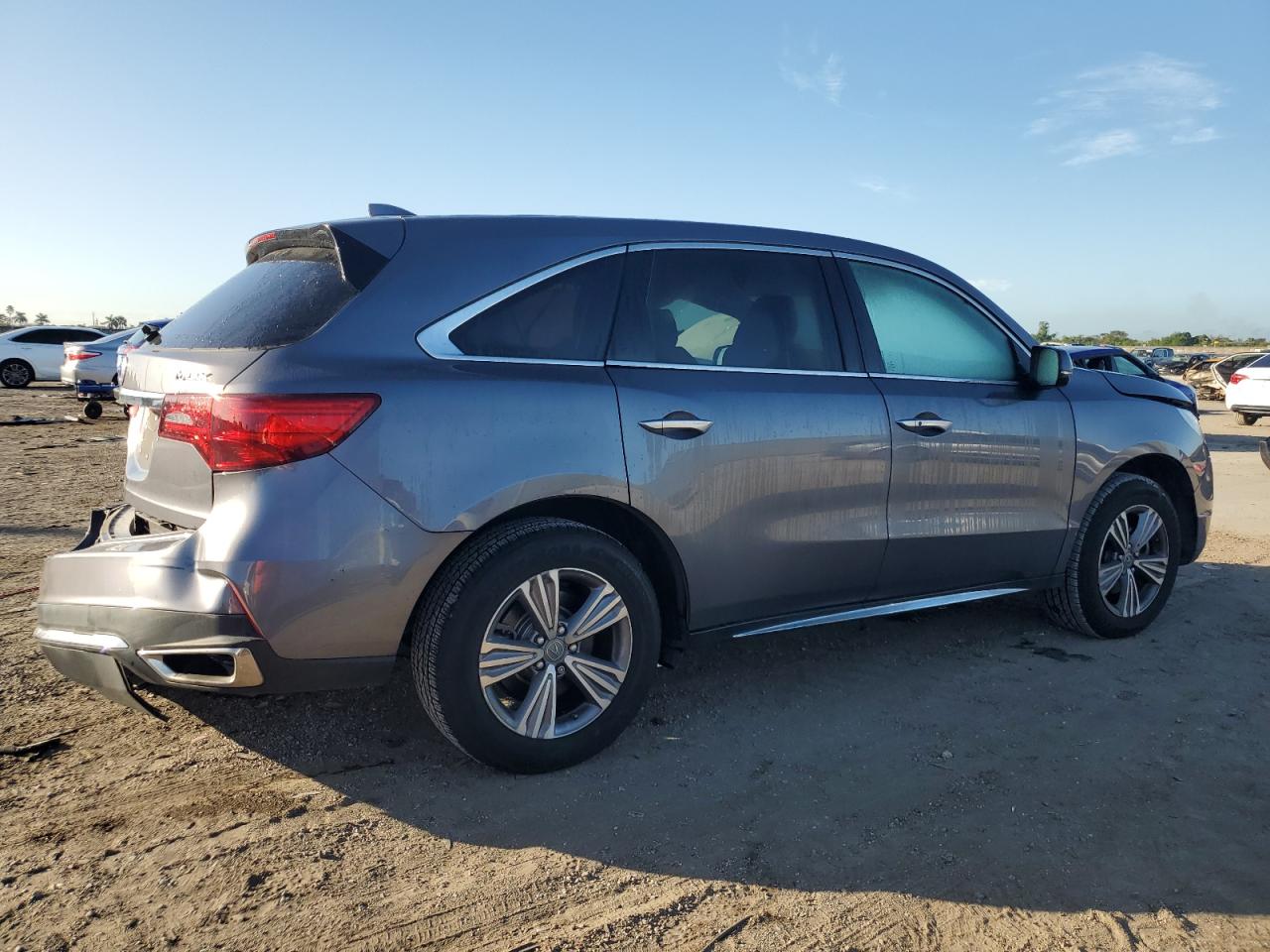 2020 Acura MDX VIN 5J8YD3H37LL003473 Copart auction photo, all over damage thumbnail 3