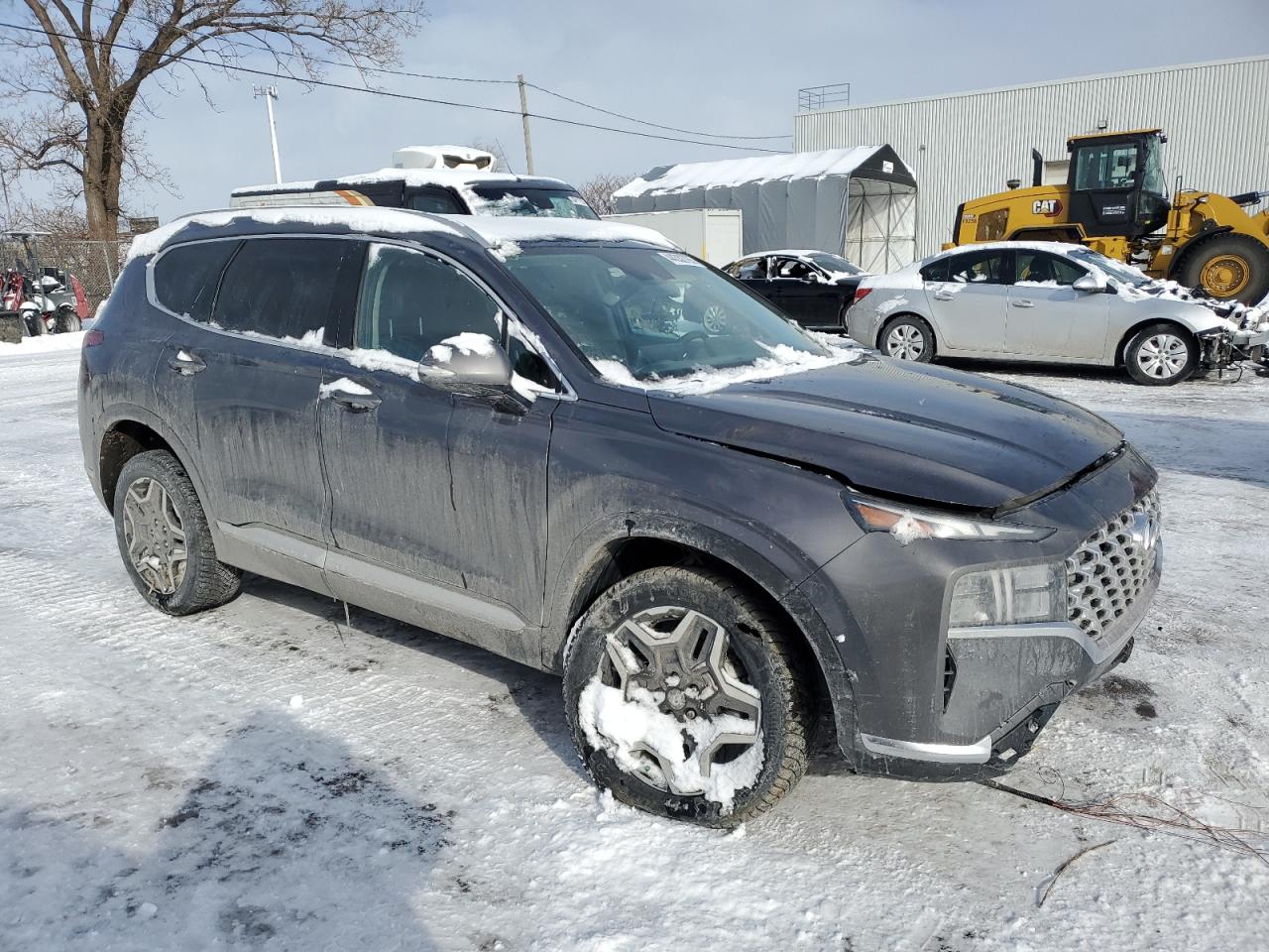 2021 Hyundai Santa Fe VIN KM8S3DA16MU007267 Copart auction photo, front end damage thumbnail 4