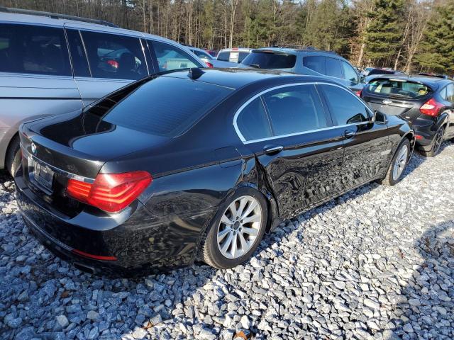 2014 BMW 7er VIN WBAYF4C59ED281857 Copart auction photo, side / rear end damage thumbnail 3