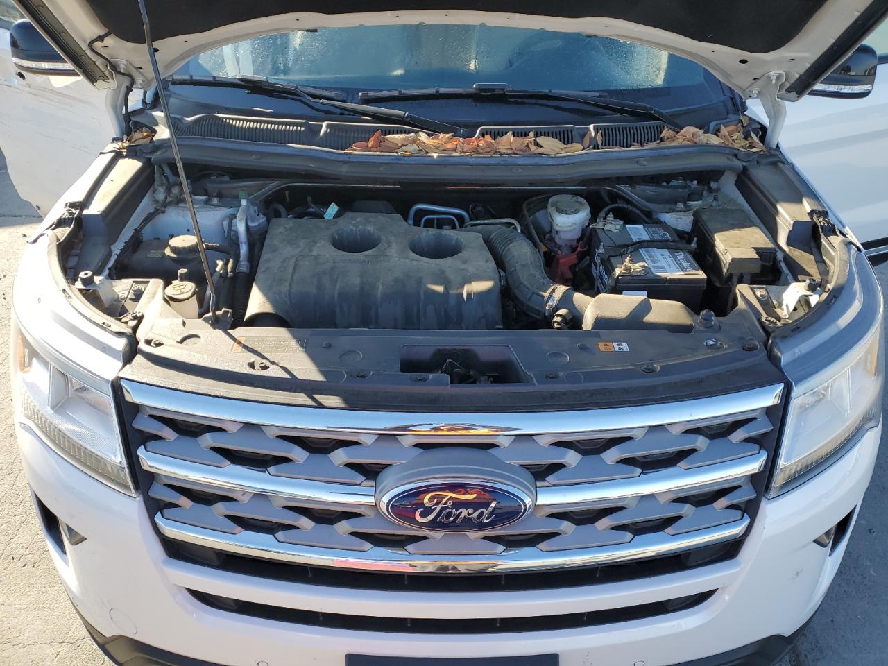 2018 Ford Explorer VIN 1FM5K8DH2JGB66040 Copart auction photo, side / front end damage thumbnail 13