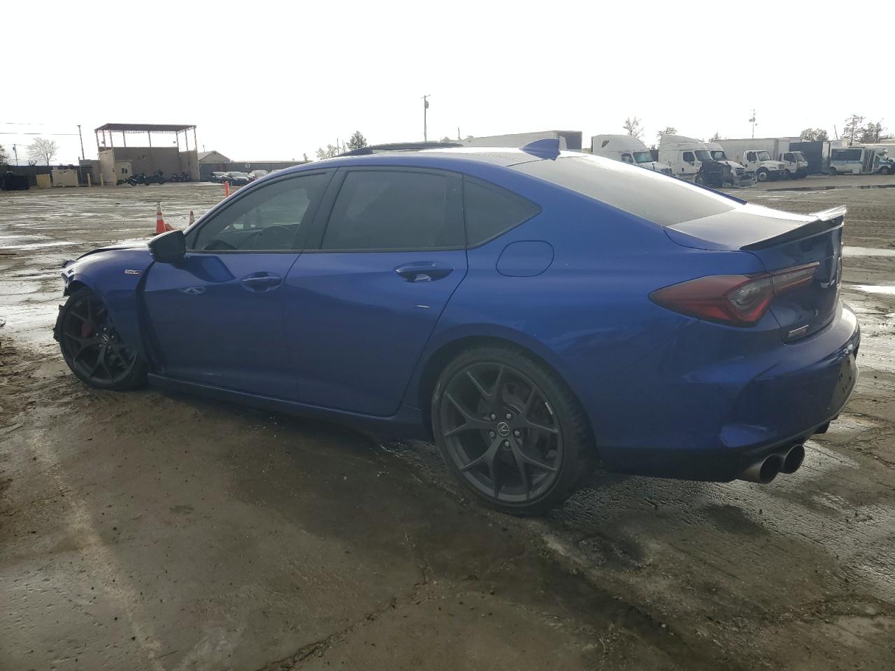 2023 Acura TLX VIN 19UUB7F93PA003054 Copart auction photo, front end / side damage thumbnail 2