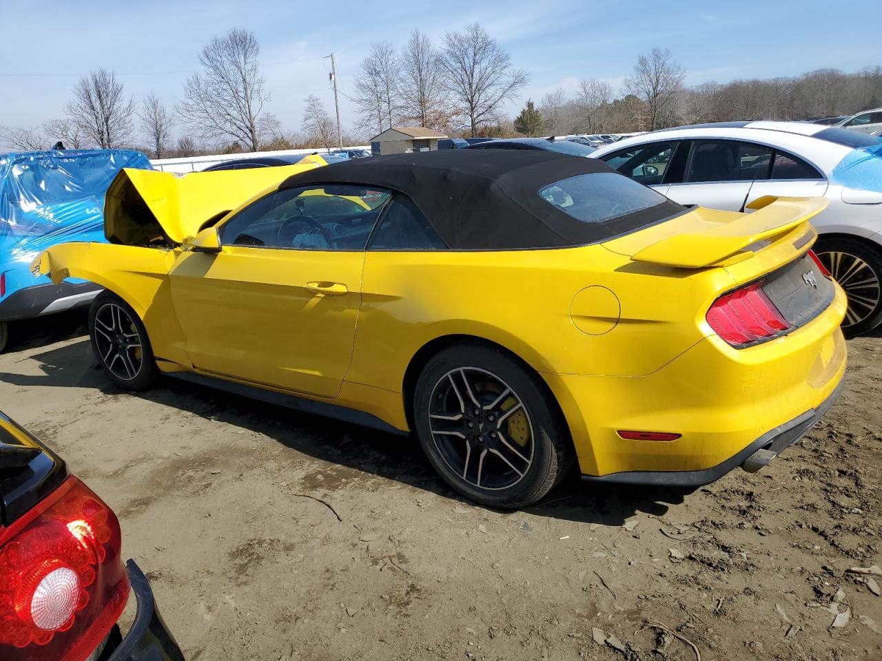 2018 Ford Mustang VIN 1FATP8UH4J5118019 Copart auction photo, front end damage thumbnail 2