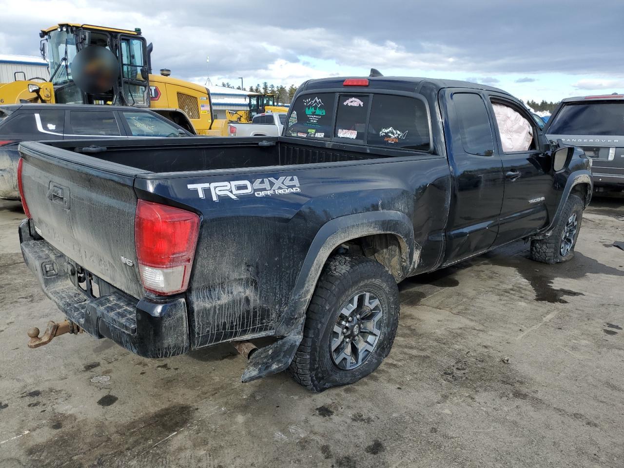 2016 Toyota Tacoma VIN 5TFSZ5AN9GX006029 Copart auction photo, rollover damage thumbnail 3