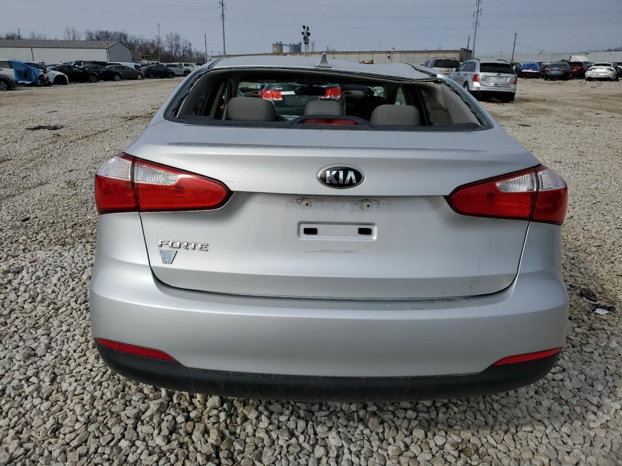 2016 KIA Forte VIN KNAFK4A61G5574566 Copart auction photo, rollover damage thumbnail 6