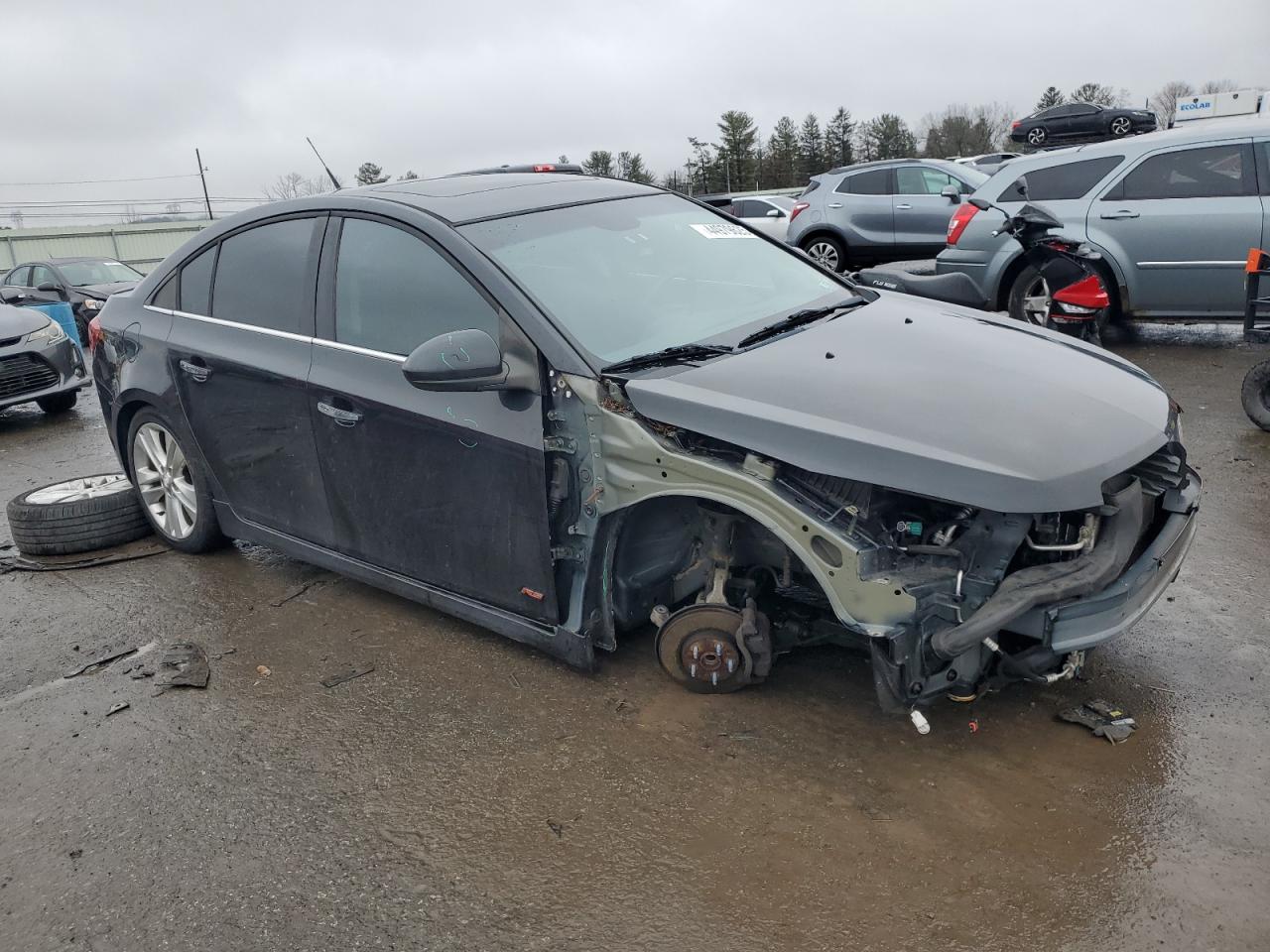 2013 Chevrolet Cruze VIN 1G1PG5SB6D7156474 Copart auction photo, front end damage thumbnail 4