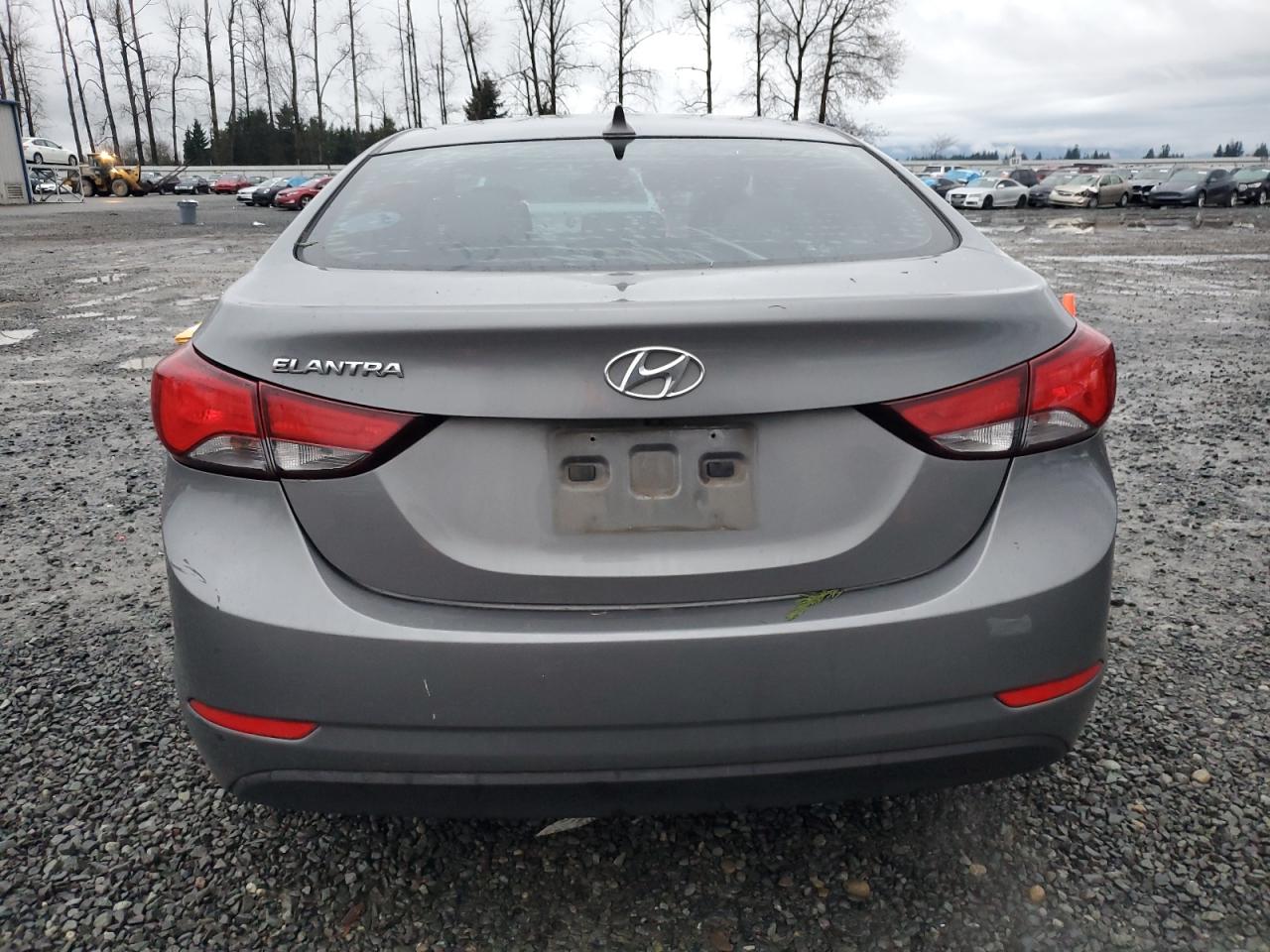 2014 Hyundai Elantra VIN 5NPDH4AE7EH509394 Copart auction photo, side / front end damage thumbnail 6