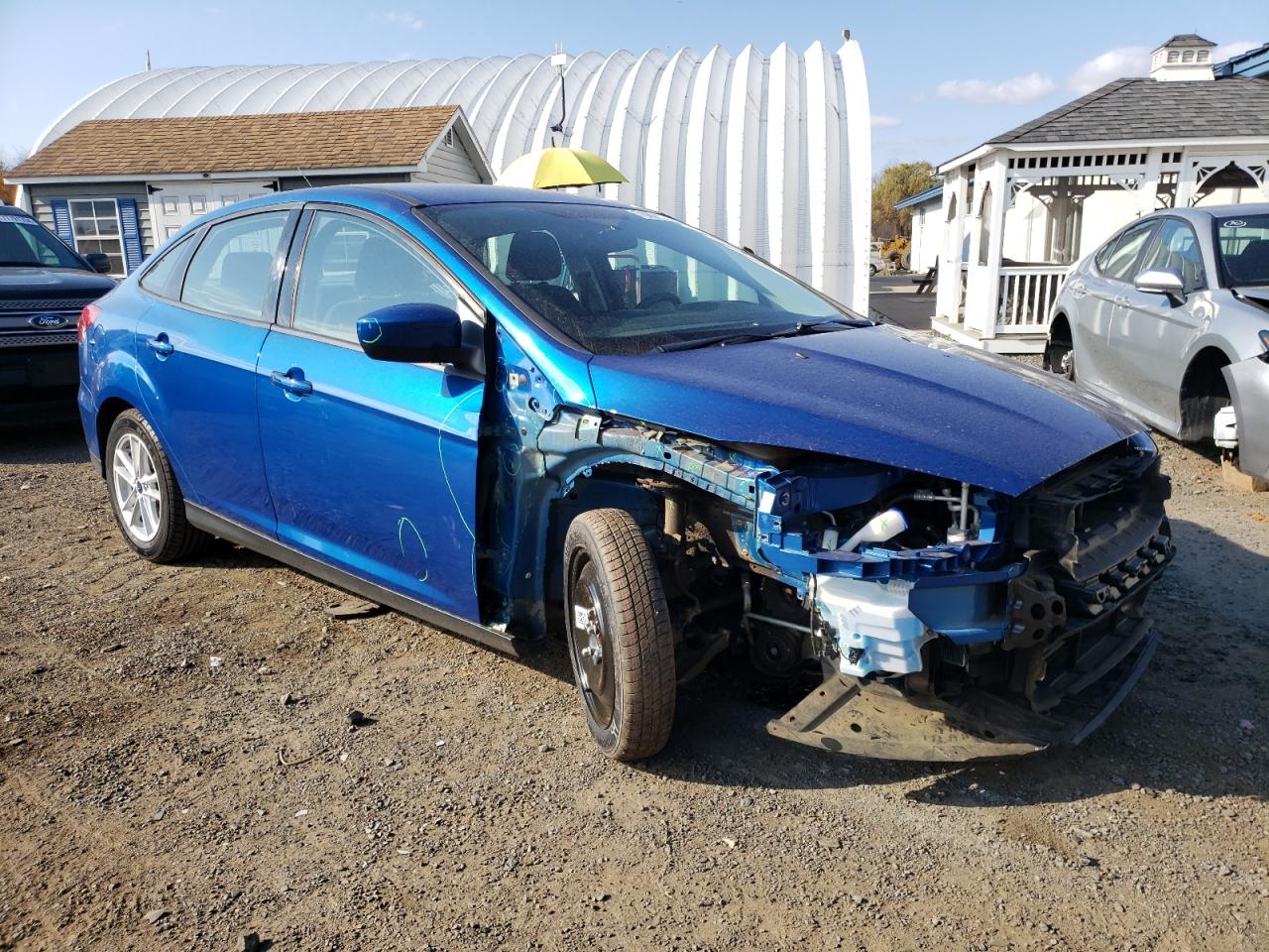 2018 Ford Focus VIN 1FADP3F26JL306472 Copart auction photo, front end / minor dent/scratches damage thumbnail 4