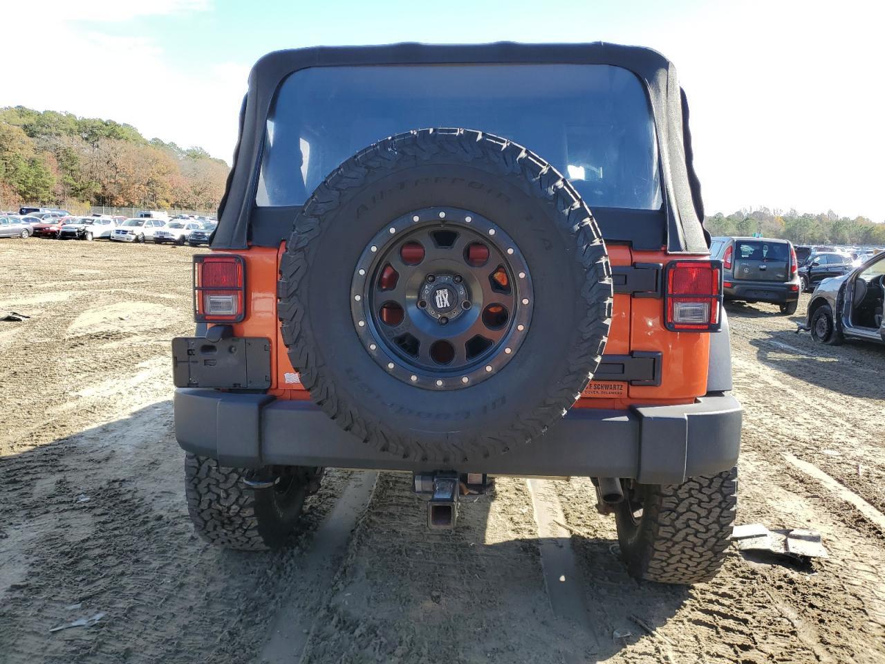 2015 Jeep Wrangler VIN 1C4GJWAGXFL658586 Copart auction photo, mechanical / front end damage thumbnail 6