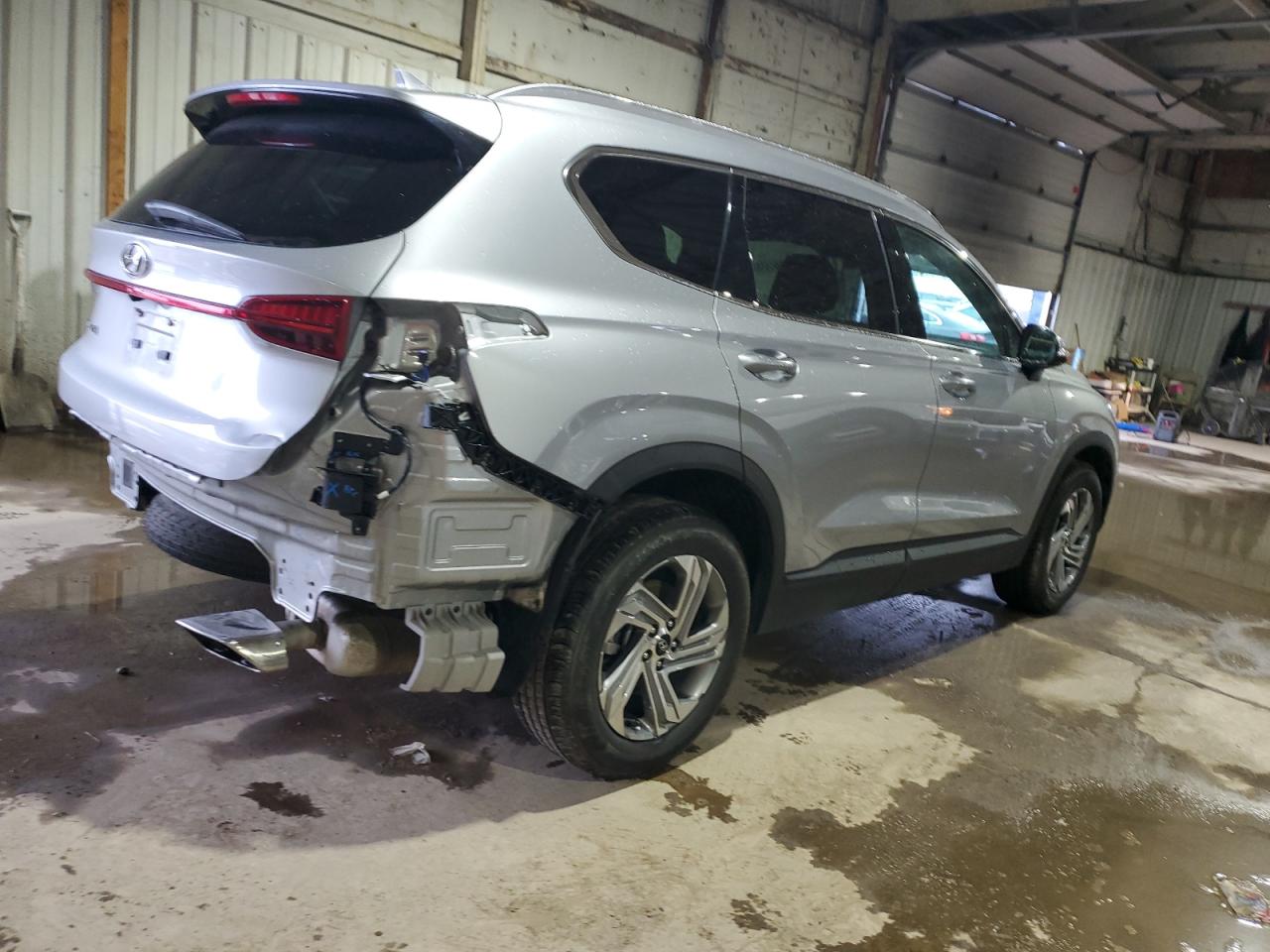 2023 Hyundai Santa Fe VIN 5NMS24AJ8PH556097 Copart auction photo, rear end / minor dent/scratches damage thumbnail 3