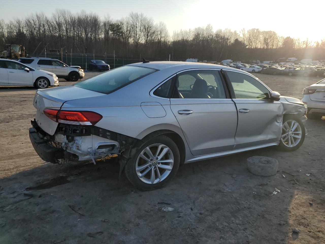 2020 Volkswagen Passat VIN 1VWSA7A32LC015882 Copart auction photo, rear end / front end damage thumbnail 3