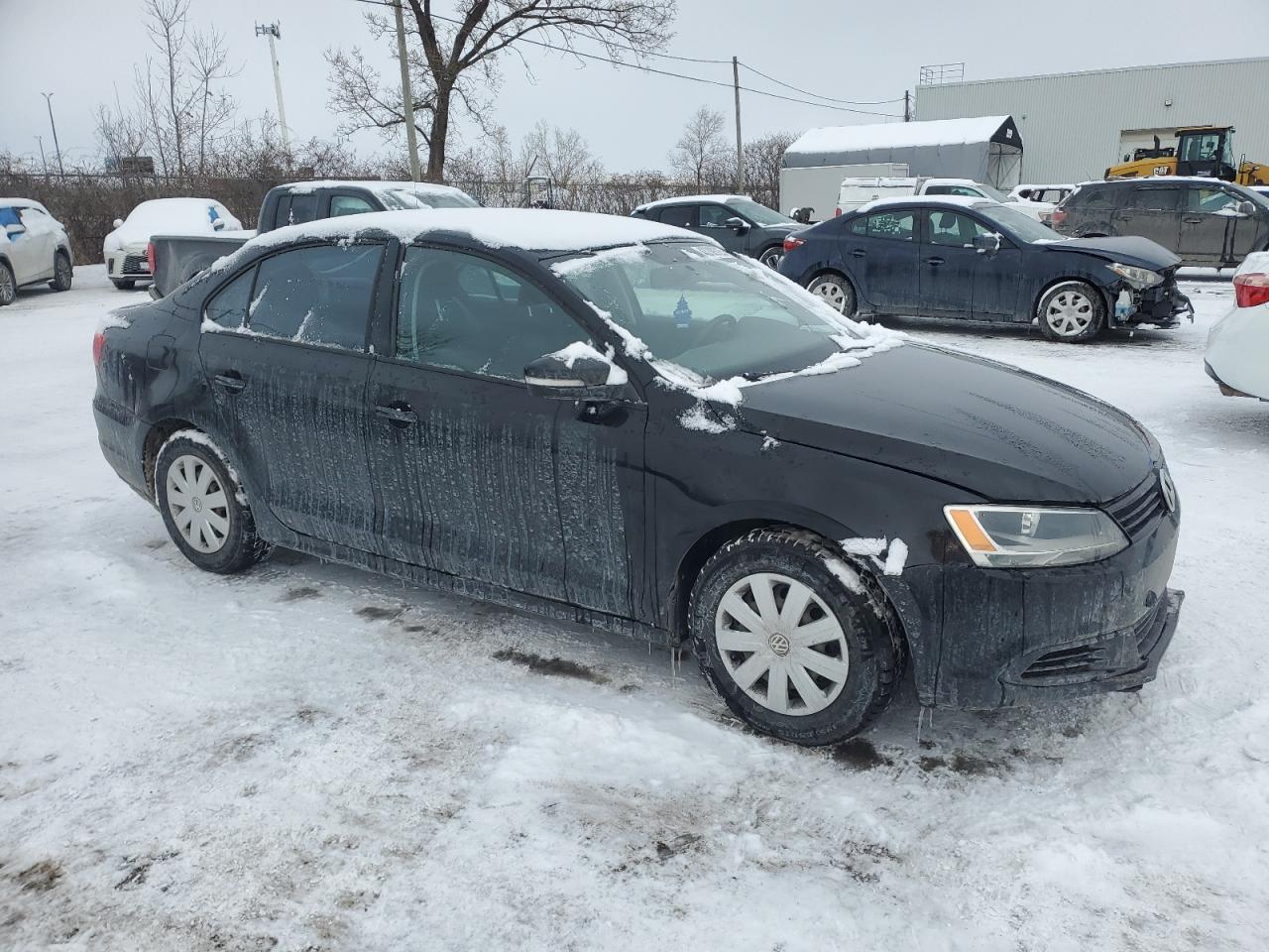 2014 Volkswagen Jetta VIN 3VW2K7AJ2EM413400 Copart auction photo, front end damage thumbnail 4