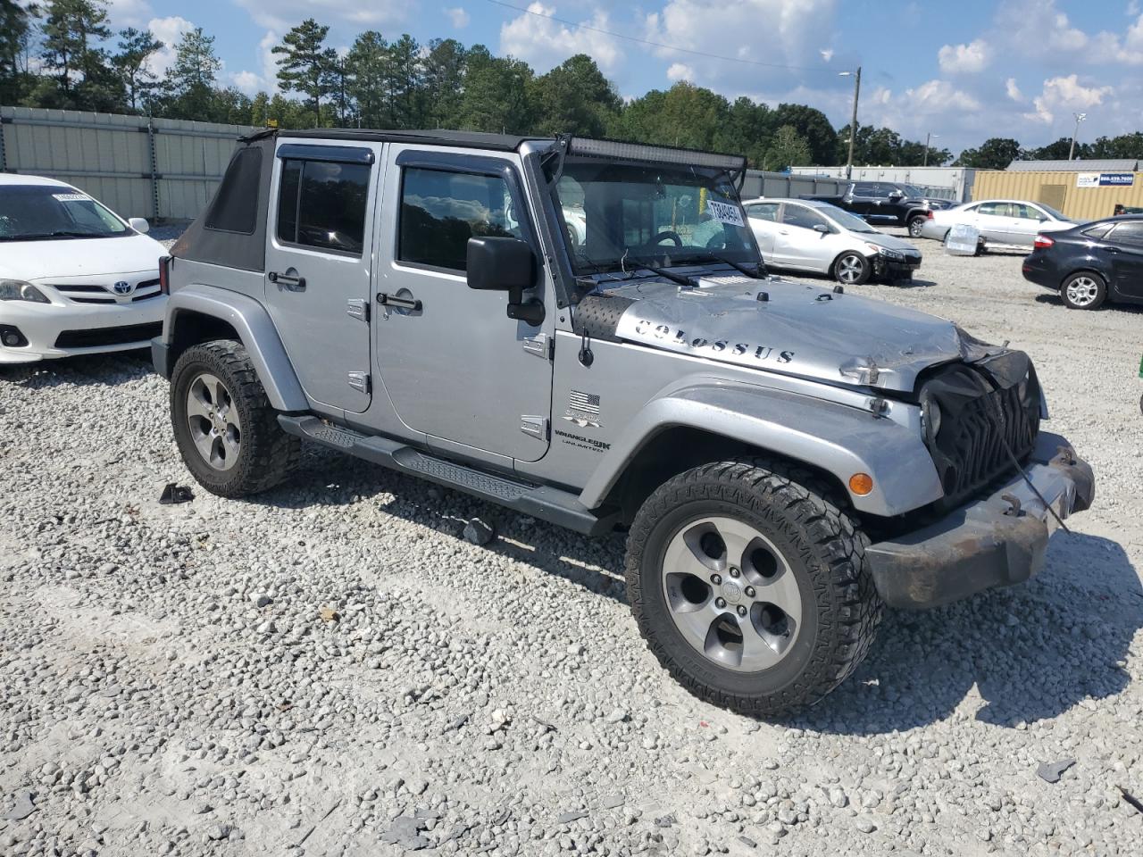 2018 Jeep Wrangler VIN 1C4HJWEG5JL801886 Copart auction photo, front end damage thumbnail 4