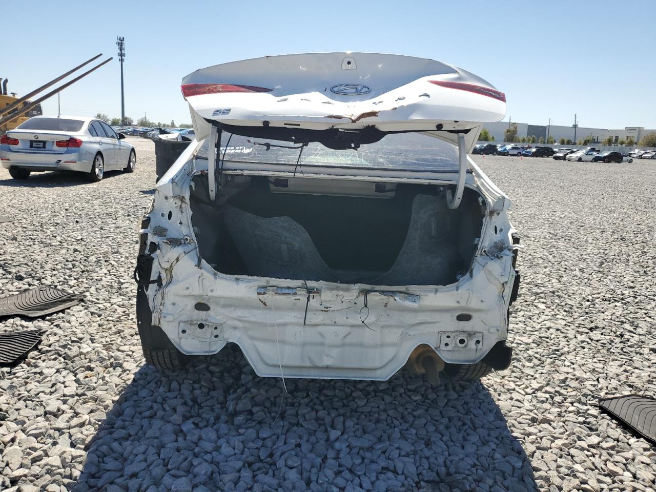 2020 Hyundai Elantra VIN 5NPD74LF9LH615481 Copart auction photo, rear end damage thumbnail 6